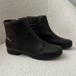 Easy Spirit Dark Brown Ankle Booties